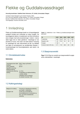 Flekke Og Guddalsvassdraget