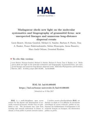 Madagascar Sheds New Light on the Molecular Systematics And