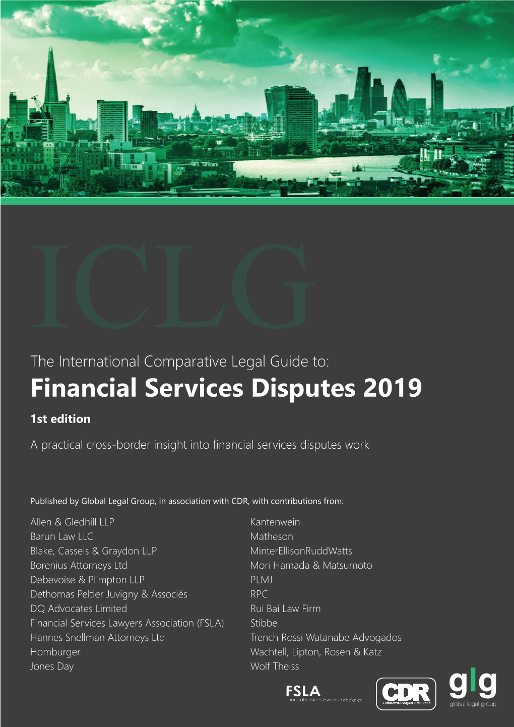 Financial Services Disputes 2019