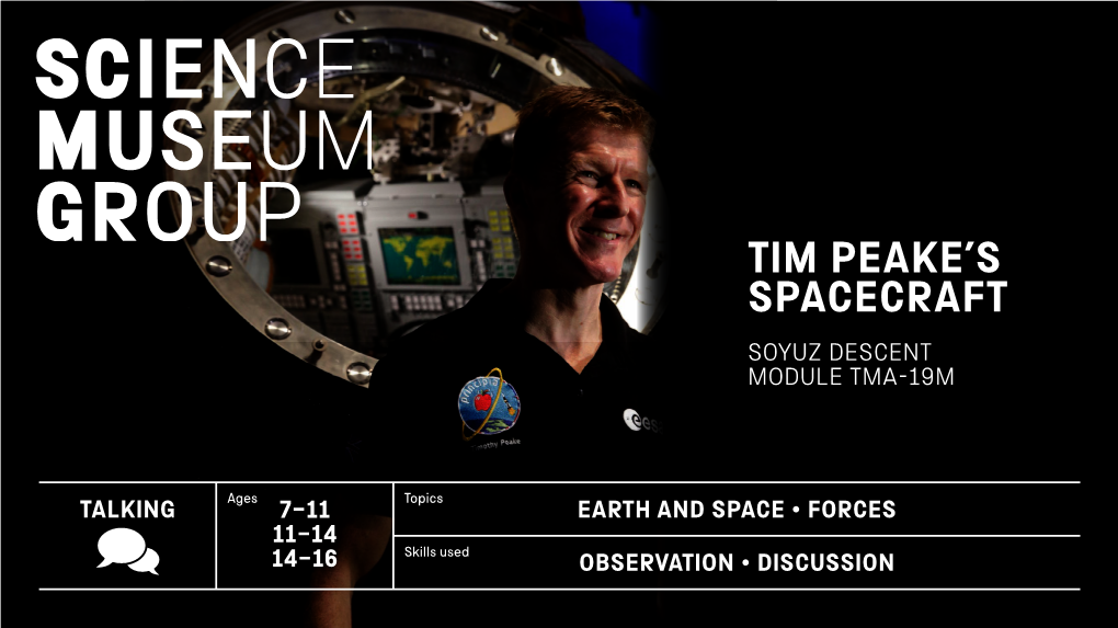 Tim Peake's Spacecraft