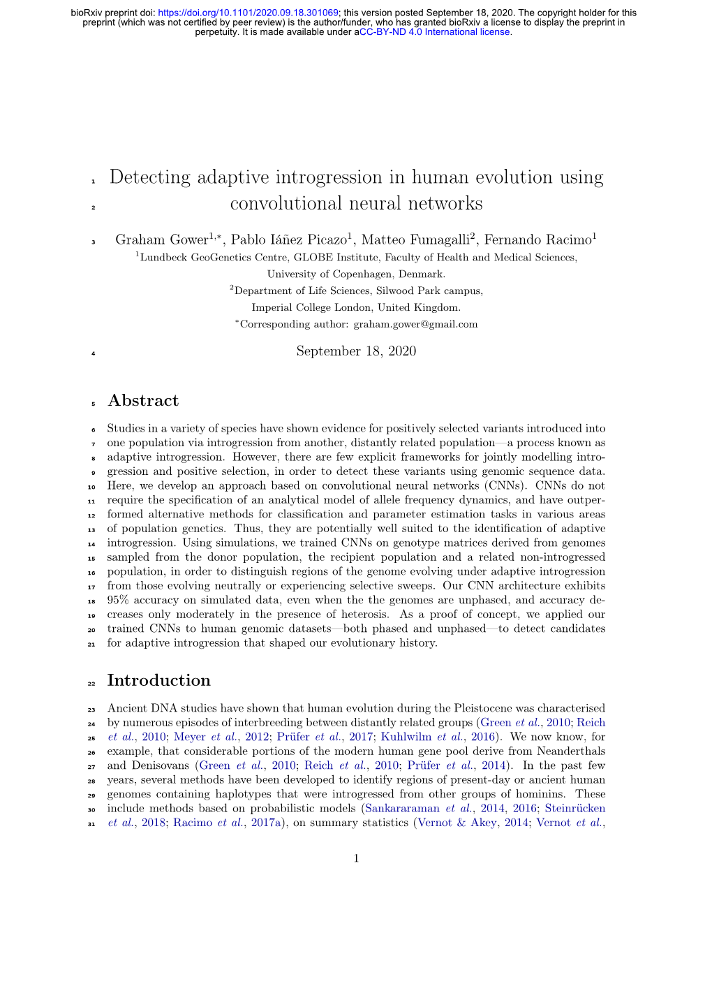 Detecting Adaptive Introgression in Human Evolution Using