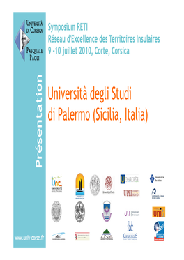 Universitą Degli Studi Di Palermo (Sicilia, Italia)