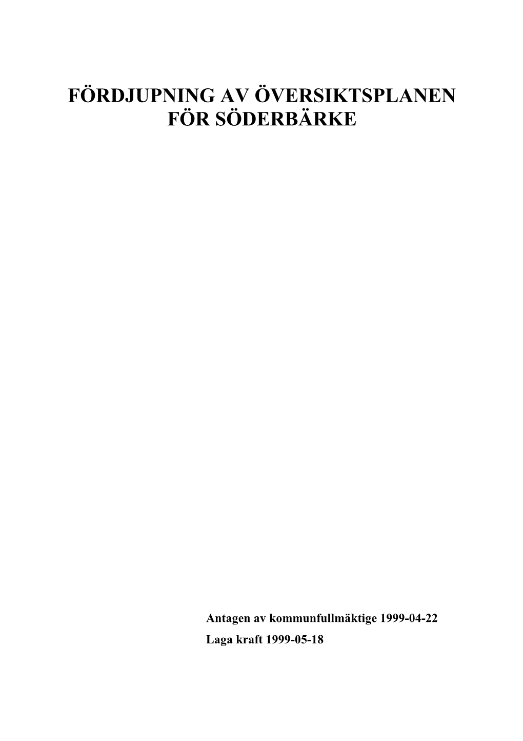 Fördjupad Översiktsplan Söderbärke.Pdf