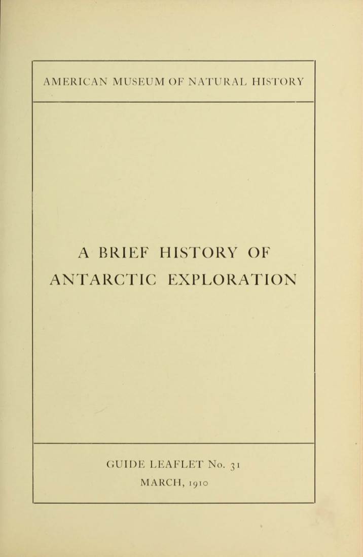 A Brief History of Antarctic Exploration