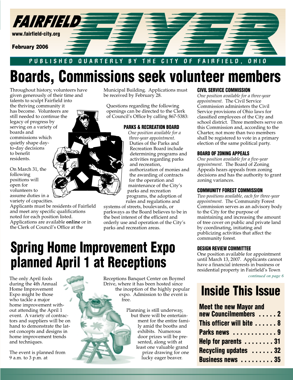 Boards, Commissions Seek Volunteer Members Throughout History, Volunteers Have Municipal Building
