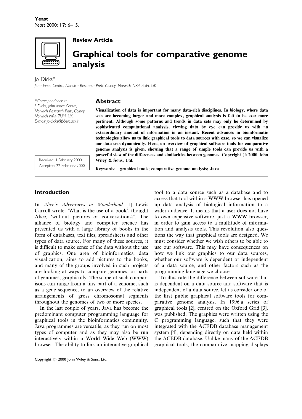 Graphical Tools for Comparative Genome Analysis