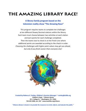 The AMAZING LIBRARY RACE!