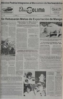 Se Rebasarán Metas De Exportación De Mango