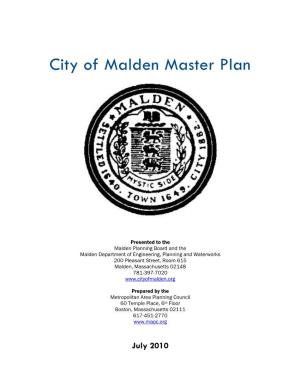 City of Malden Master Plan