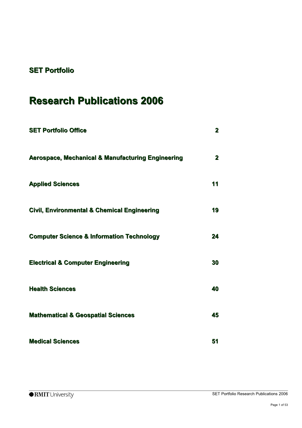 Science, Engineering And Technology Portfolio