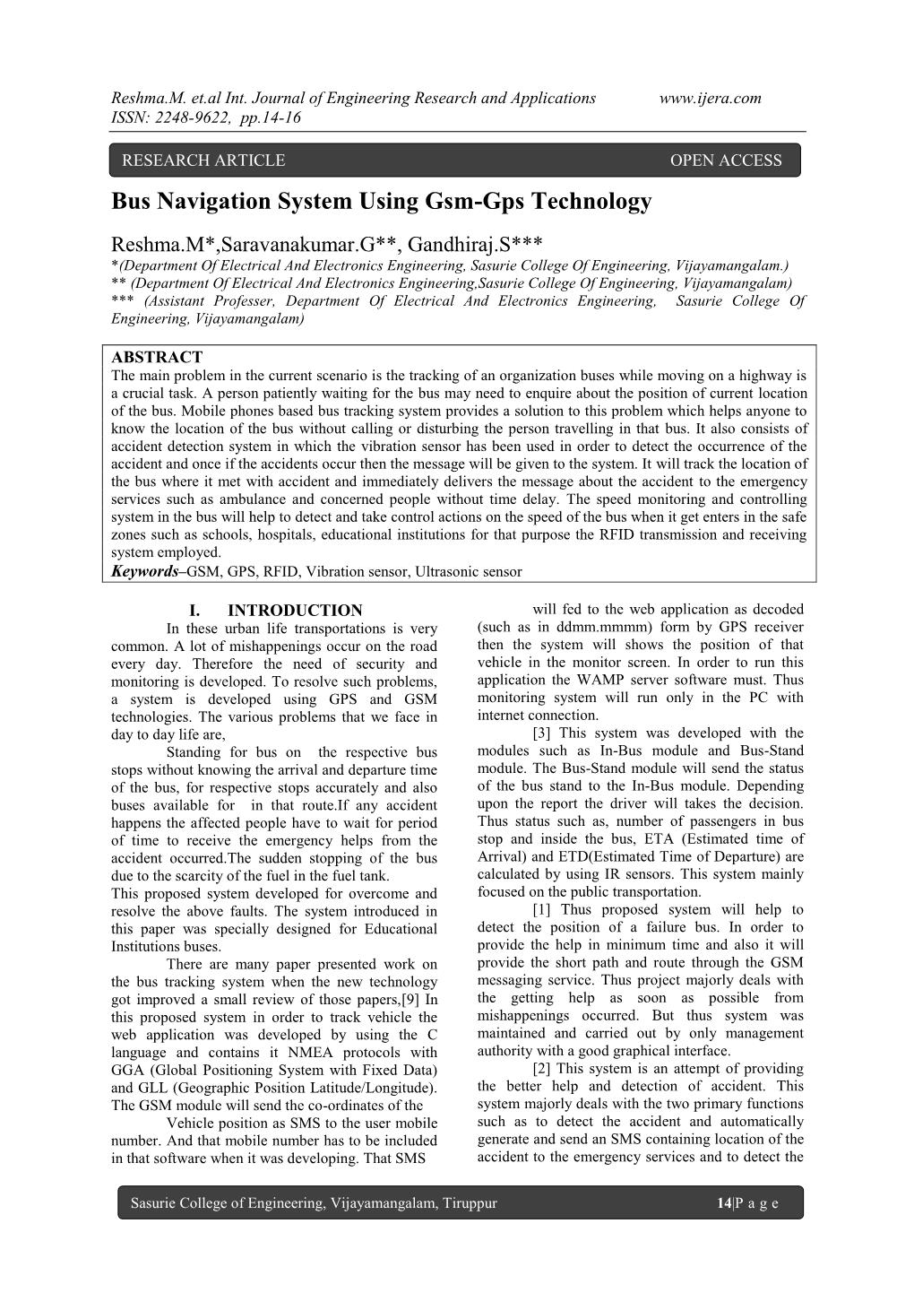 Bus Navigation System Using Gsm-Gps Technology