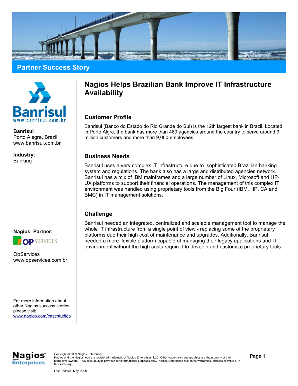 Nagios Helps Brazilian Bank Improve IT Infrastructure Availability