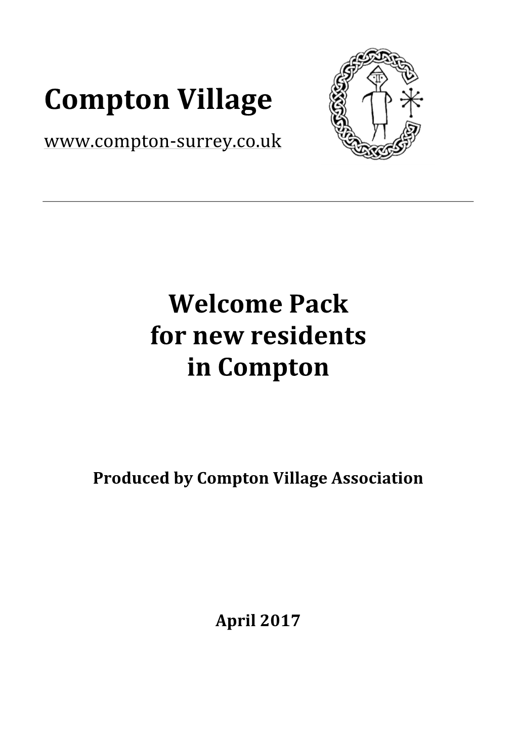 WELCOME PACK April 2017