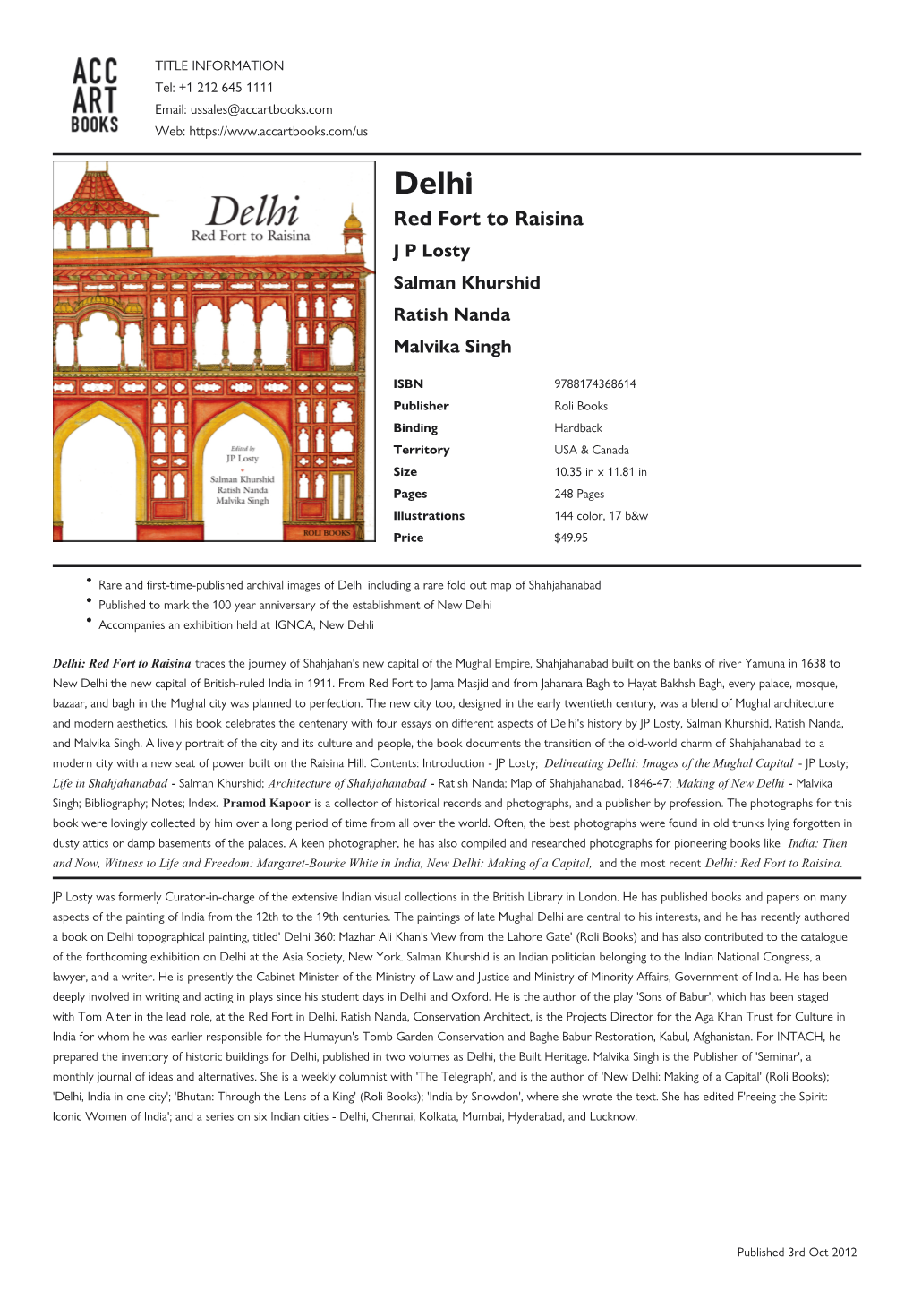 Delhi Datasheet