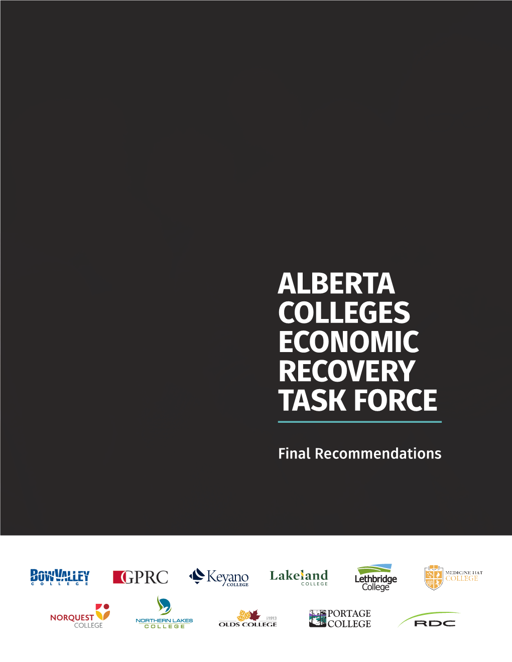 Alberta Colleges Economic Recovery Task Force