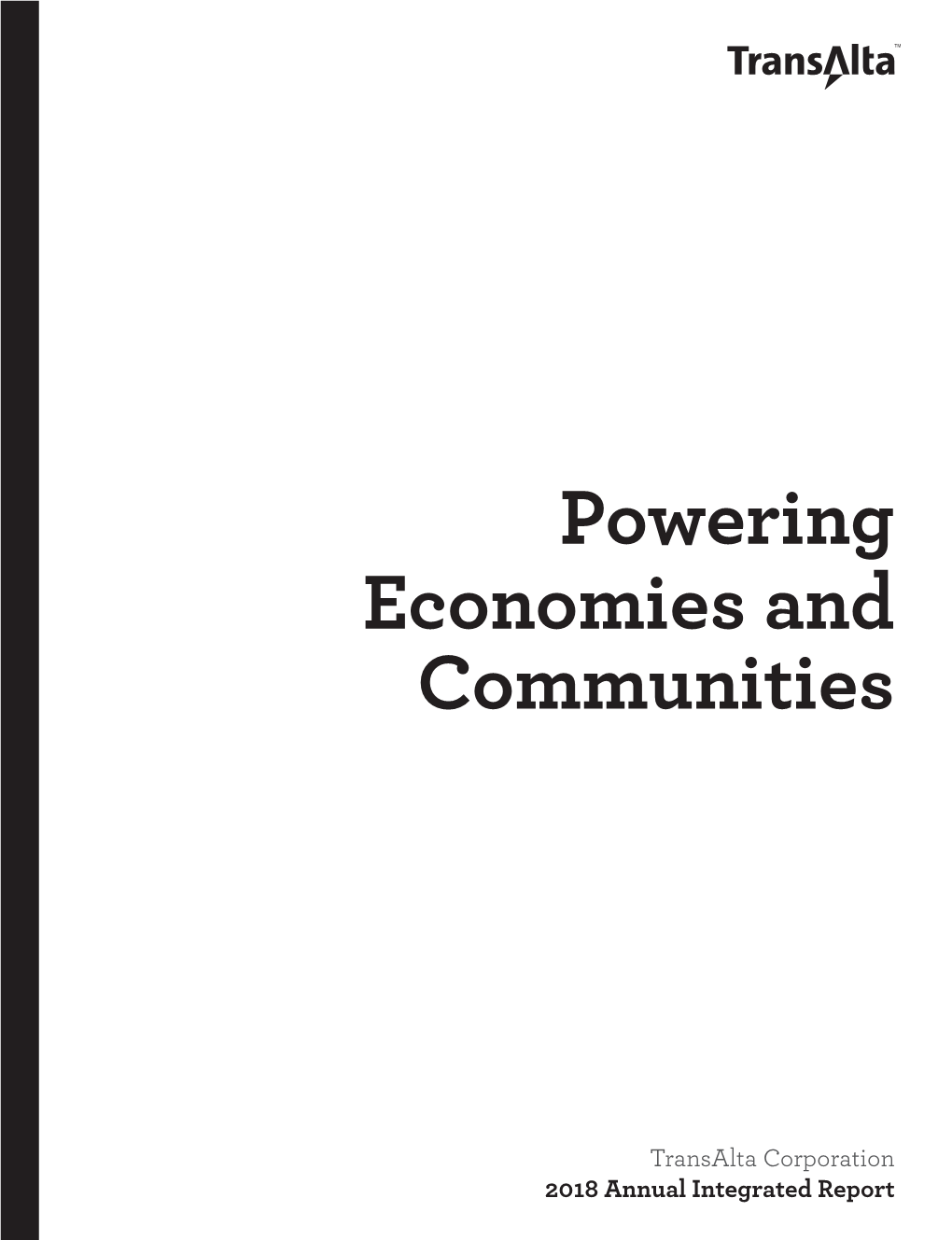 Powering Economies and Communities