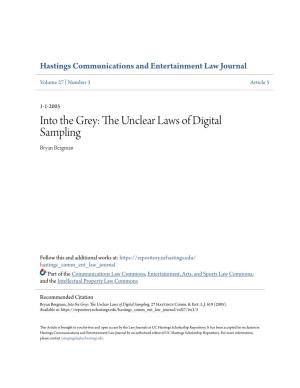 The Unclear Laws of Digital Sampling, 27 Hastings Comm