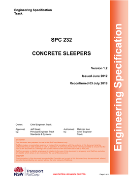 Concrete Sleepers