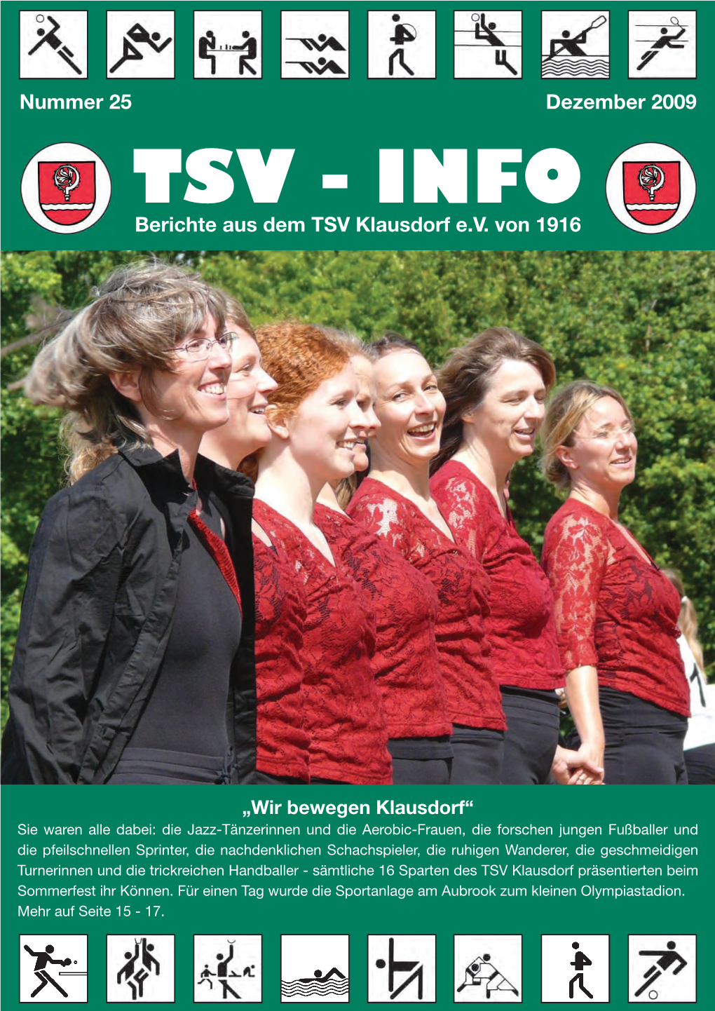 INFO Berichte Aus Dem TSV Klausdorf E.V