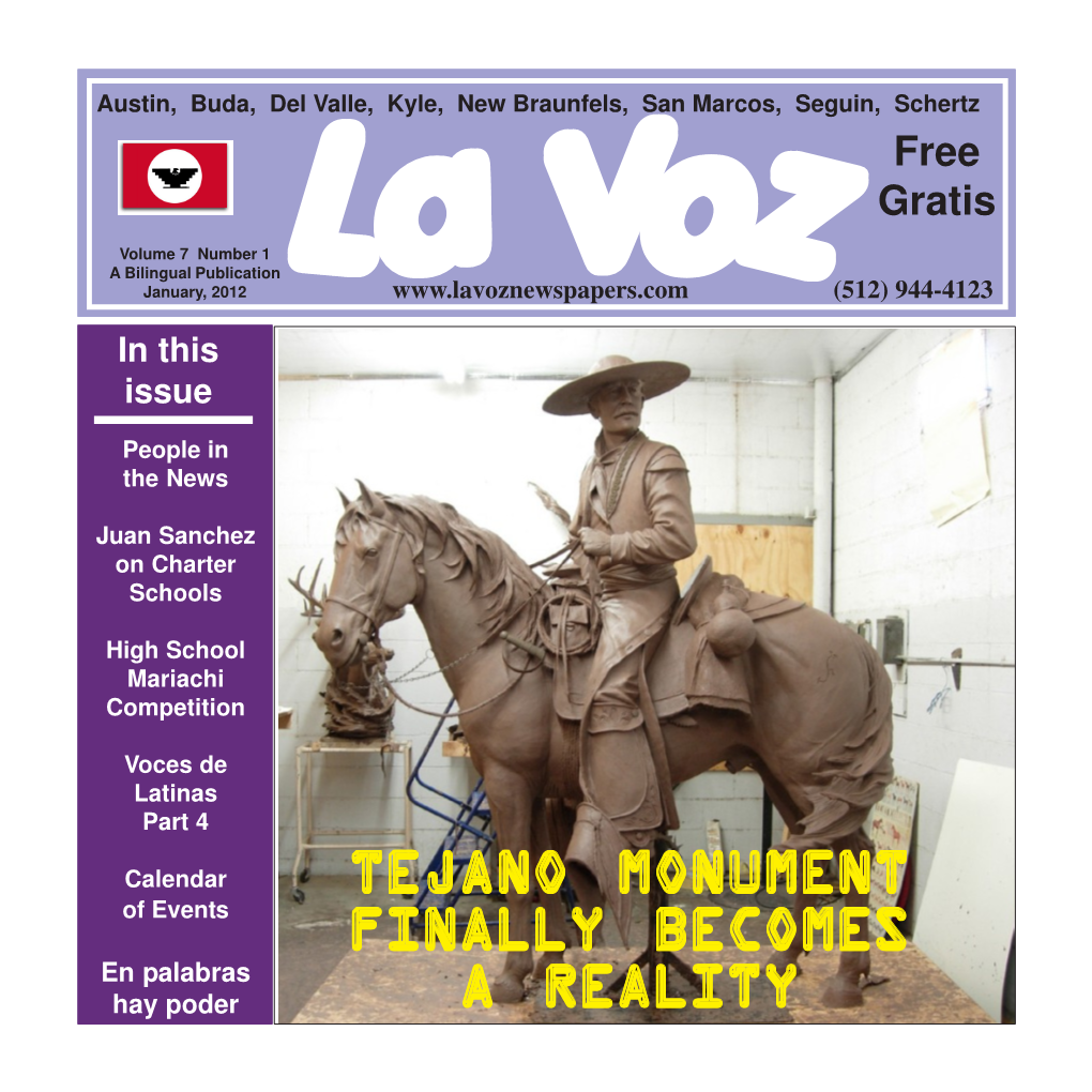La Voz Newspaper, January 2012.Pmd