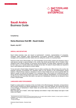 Saudi Arabia Business Guide