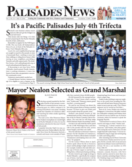 It's a Pacific Palisades July 4Th Trifecta 'Mayor' Nealon Selected As Grand Marshal