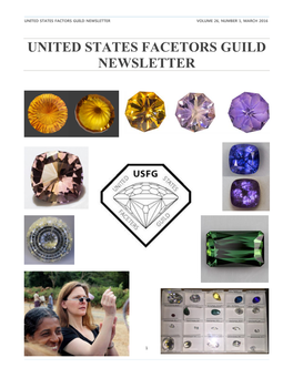 United States Facetors Guild Newsletter