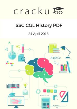 SSC CGL History PDF