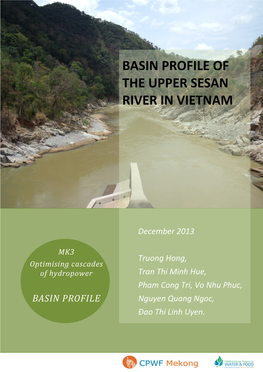 Basin Profile of the Upper Sesan River in Vietnam