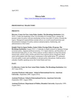 Mireya Solis Cv