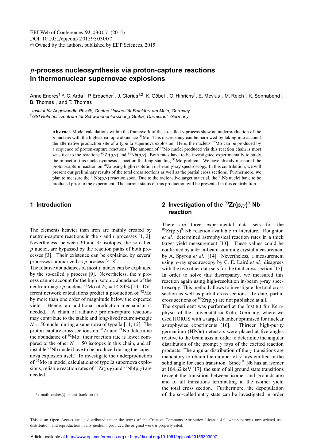 P-Process Nucleosynthesis Via Proton-Capture Reactions in Thermonuclear Supernovae Explosions