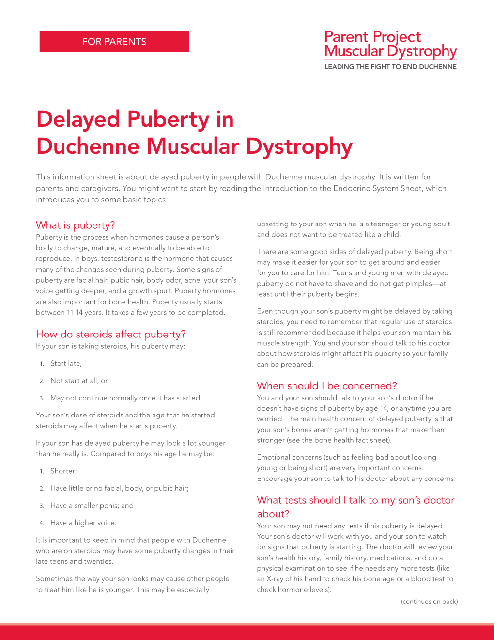 Delayed Puberty In Duchenne Muscular Dystrophy Docslib 7410