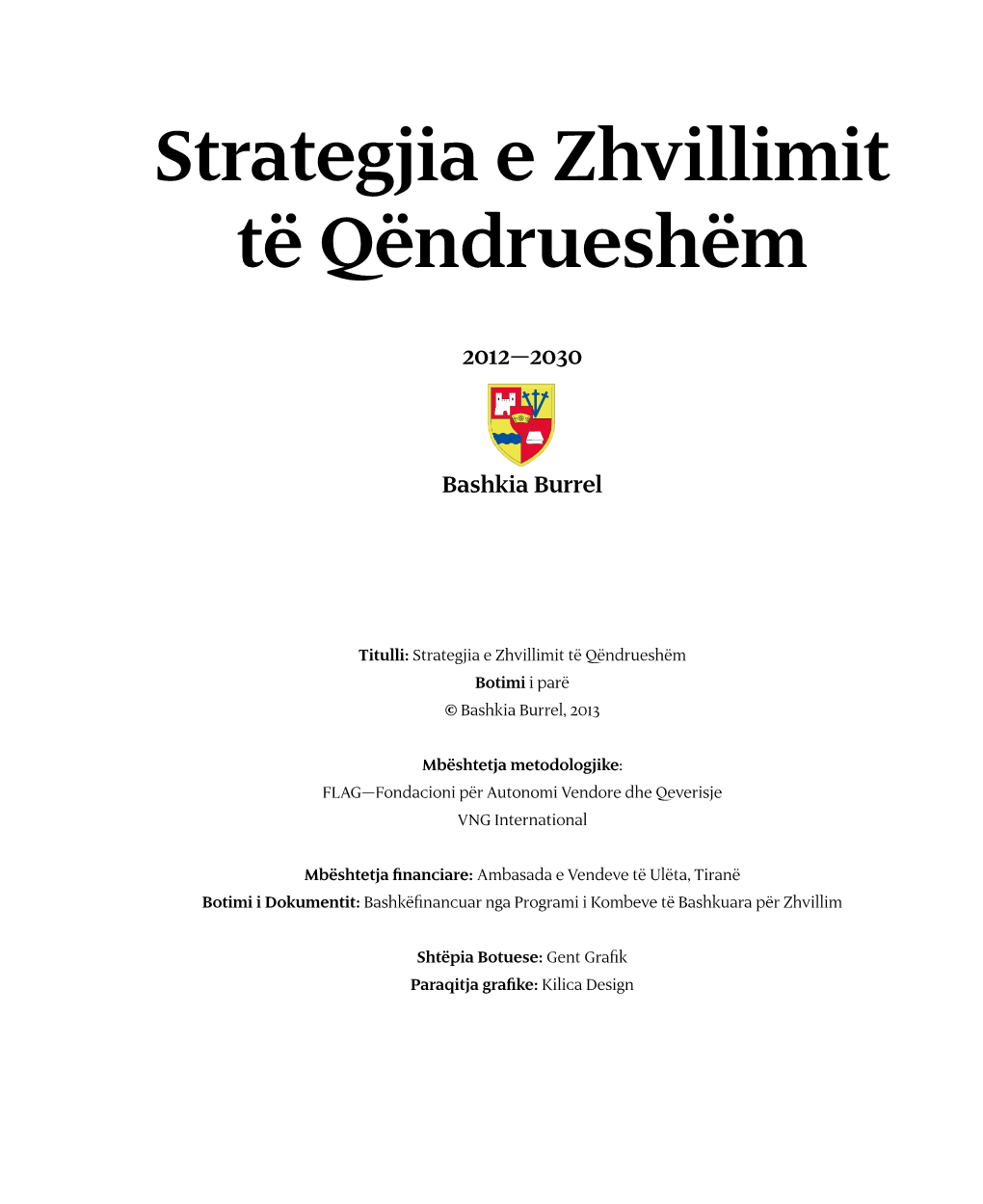 Strategjia E Zhvillimit Të Qëndrueshëm