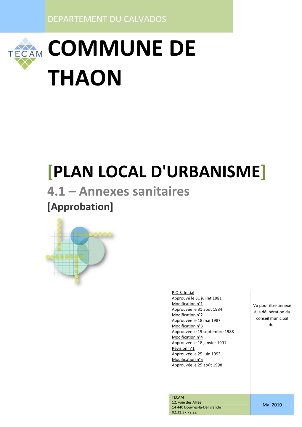 Annexes Sanitaires [Approbation]