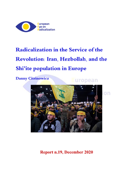 Iran, Hezbollah, and the Shi'ite Population in Europe