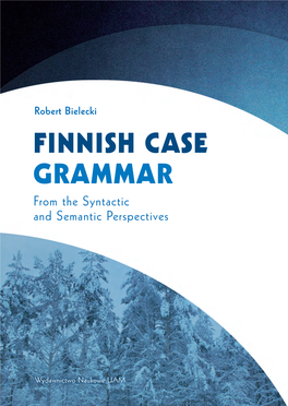 Robert Bielecki FINNISH CASE GRAMMAR from THE