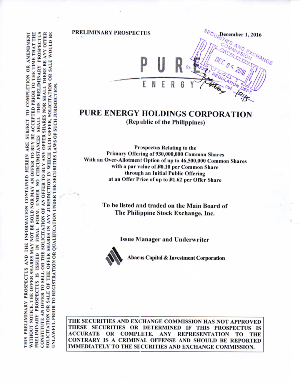 Pehc Preliminary Prospe