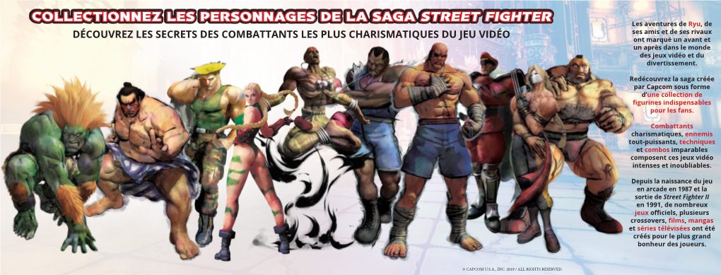 Collectionnez Les Personnages De La Saga Street Fighter