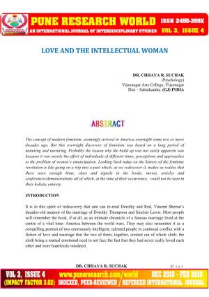 Love and the Intellectual Woman
