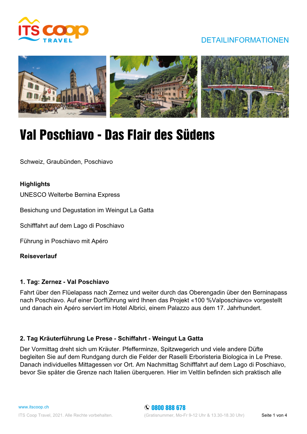 Val Poschiavo - Das Flair Des Südens