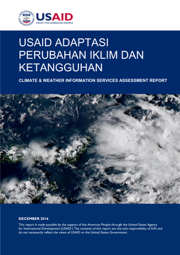 Usaid Adaptasi Perubahan Iklim Dan Ketangguhan