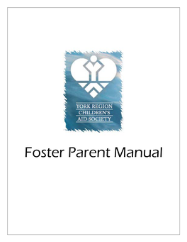 Foster Parent Manual