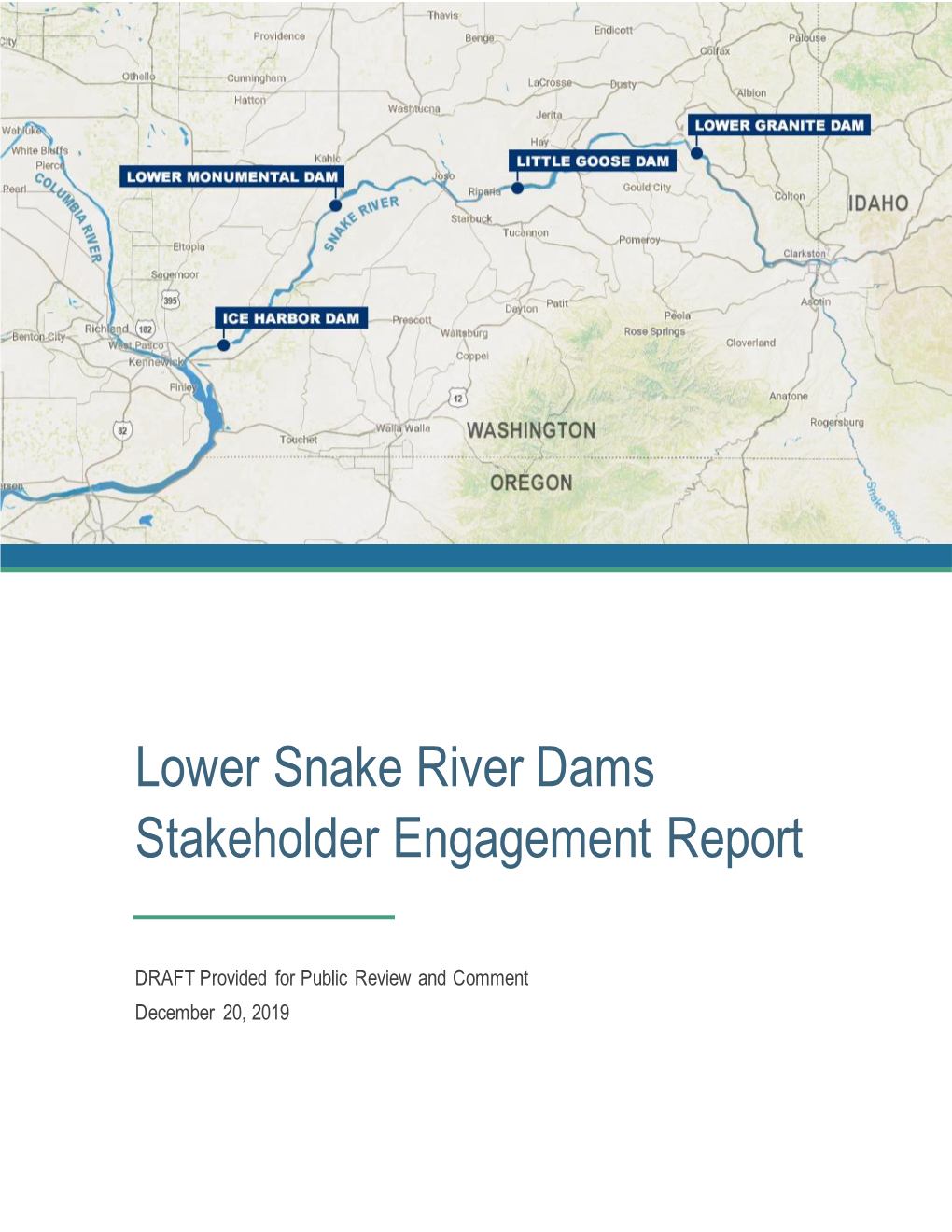 Lower Snake River Dams Stakeholder Engagement Report