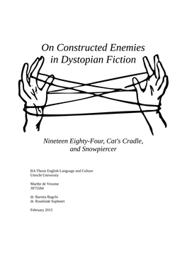 On Constructed Enemies in Dystopian Fiction