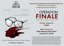 Operation Finale: the Capture & Trial of Adolf Eichmann