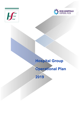 RCSI Hospital Group Operational Plan – Delivery Plan 2019
