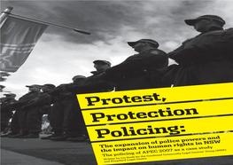 Protest, Protection, Policing