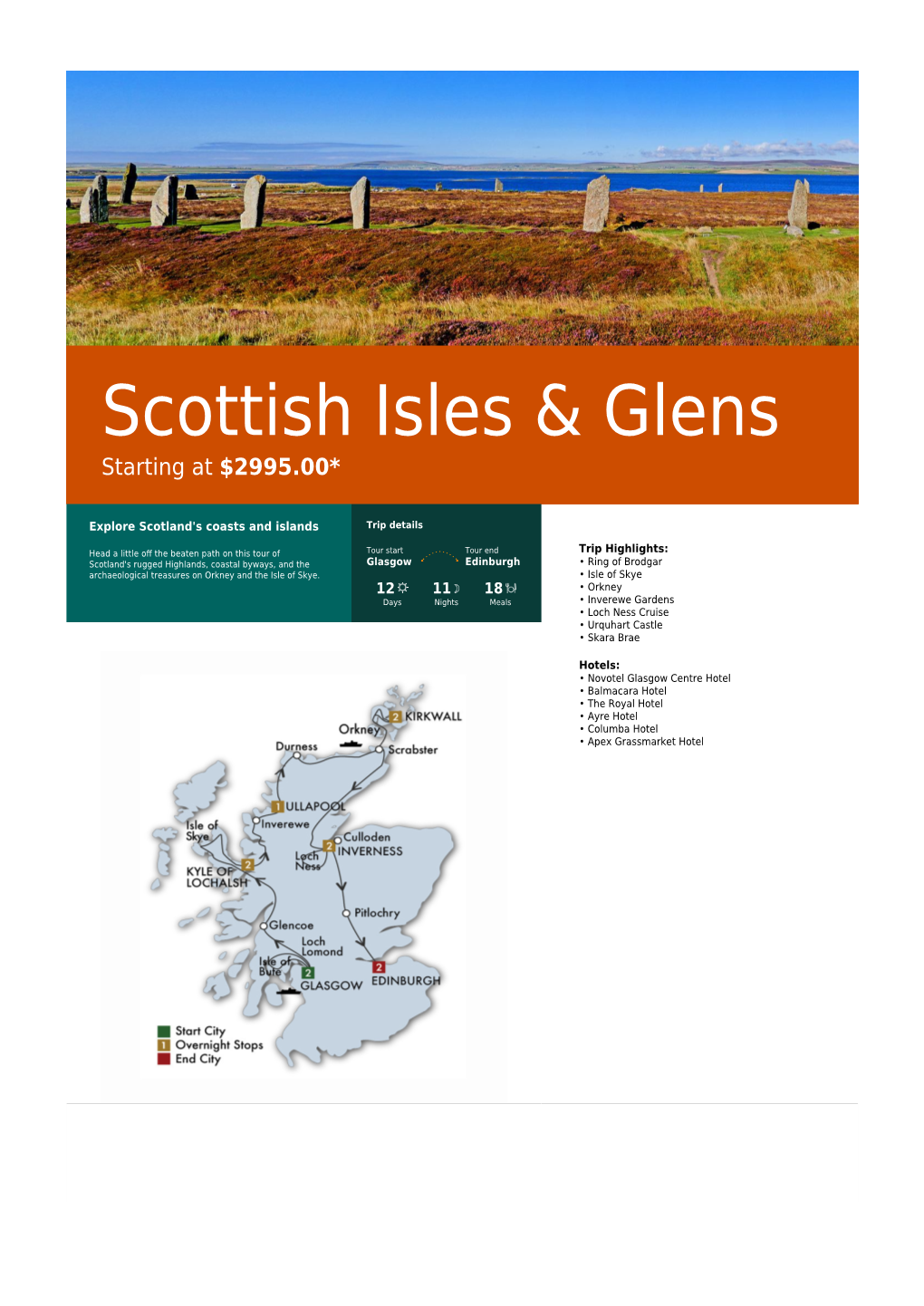 Scottish Isles & Glens