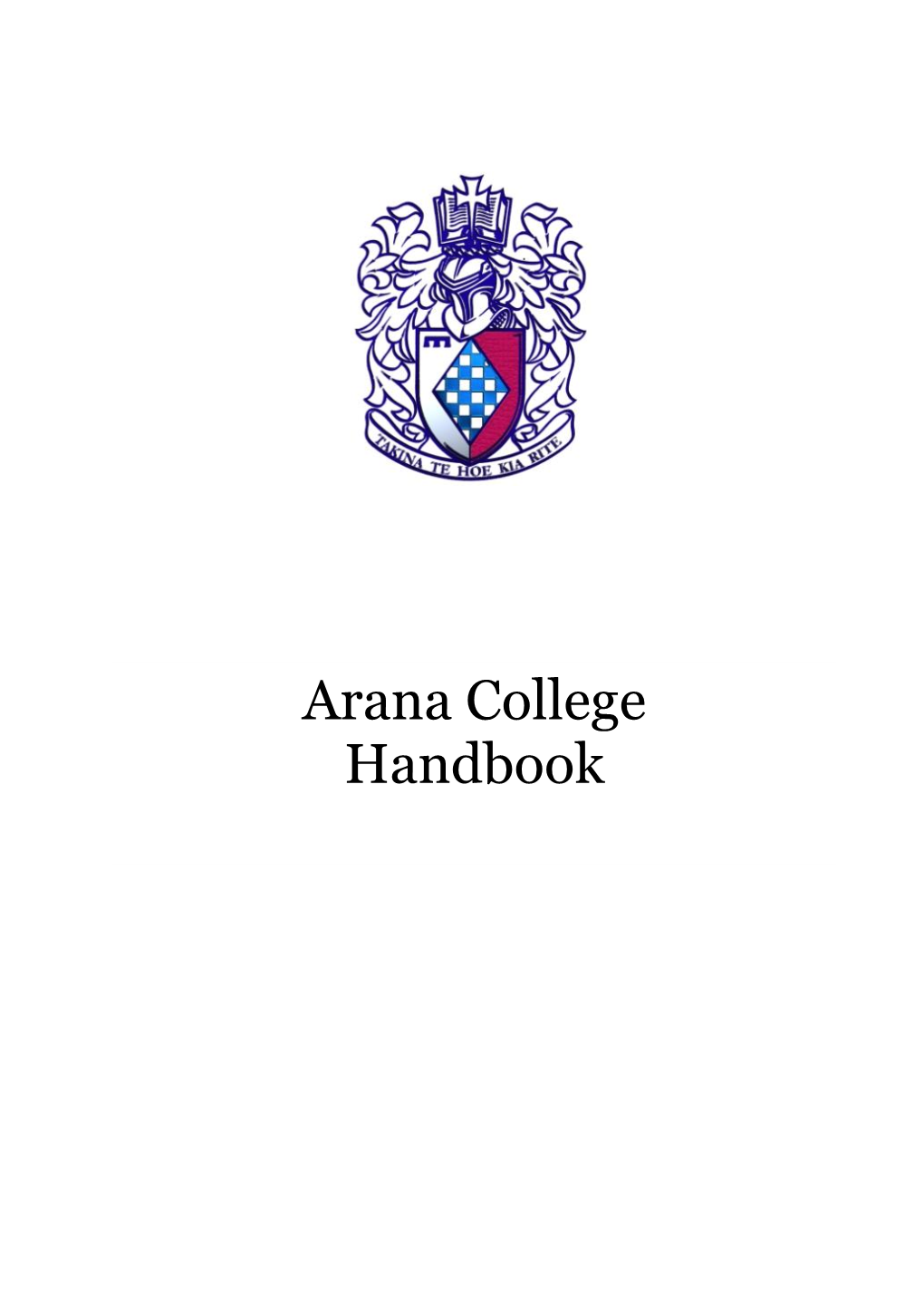 Arana College Handbook