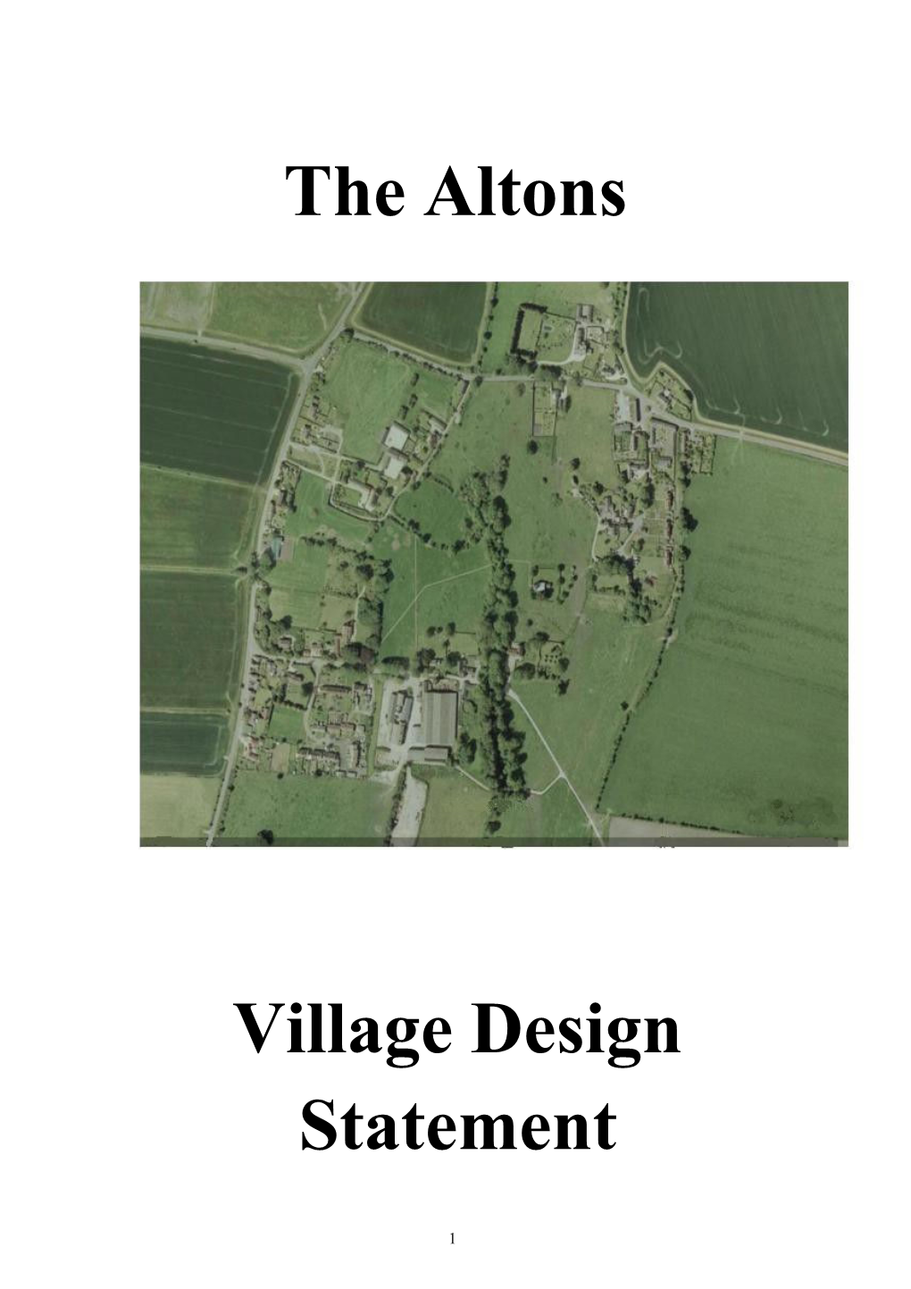 The Altons Village Design Statement